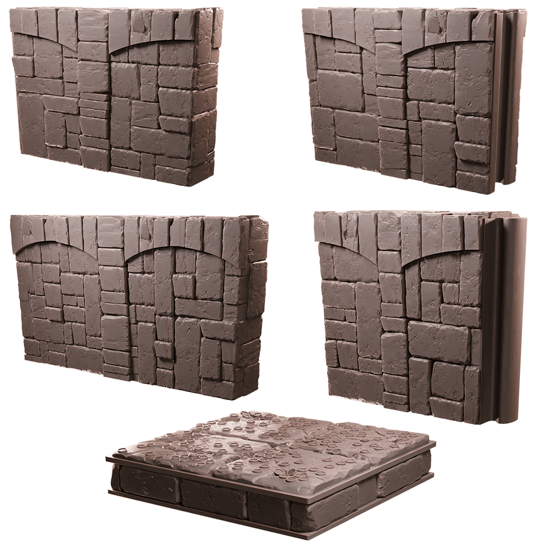 Modular Dungeon Tiles