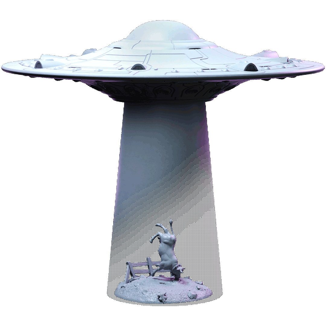 Abducting Saucer – FDM