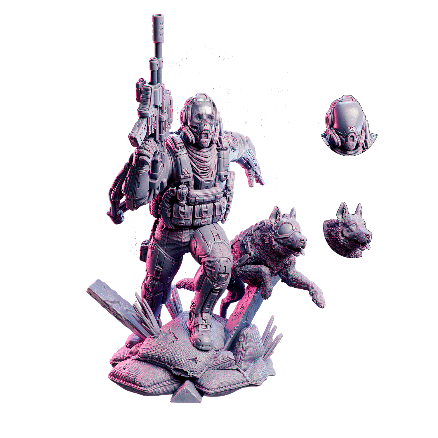 Skull Soldier K9