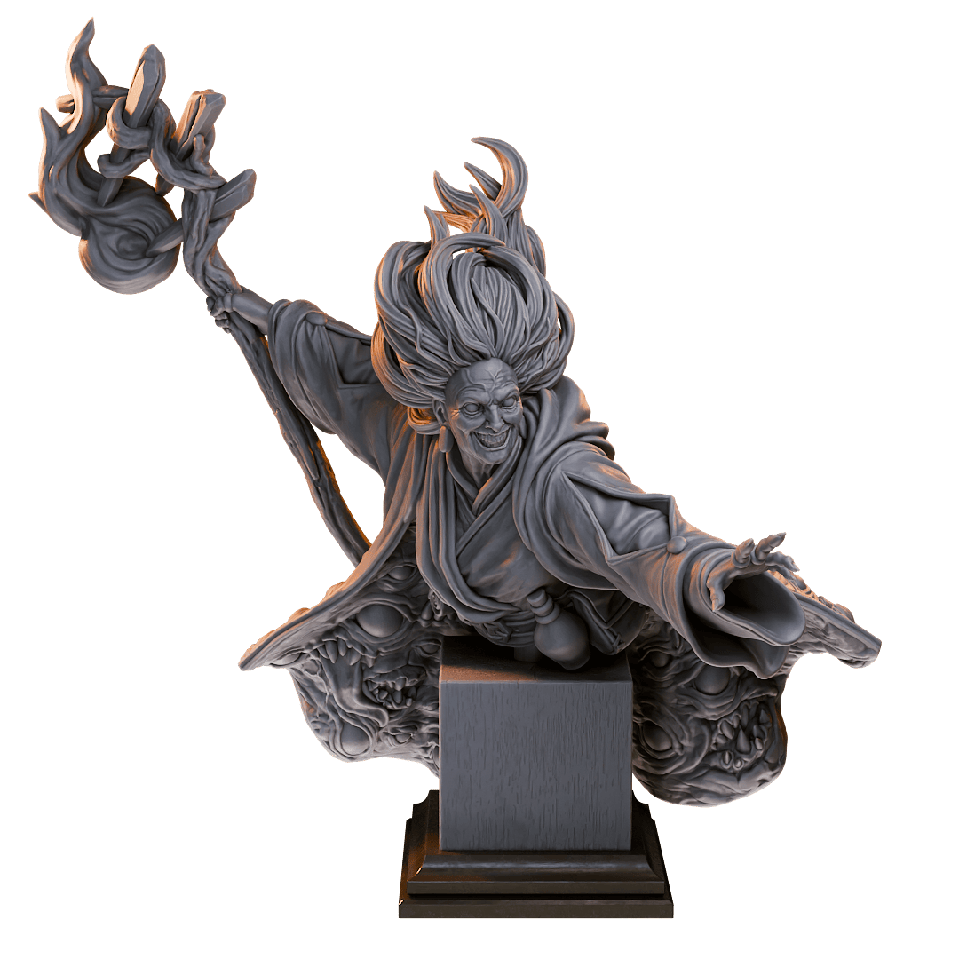 Zodyra Darkveil, the Crazed Mage Bust