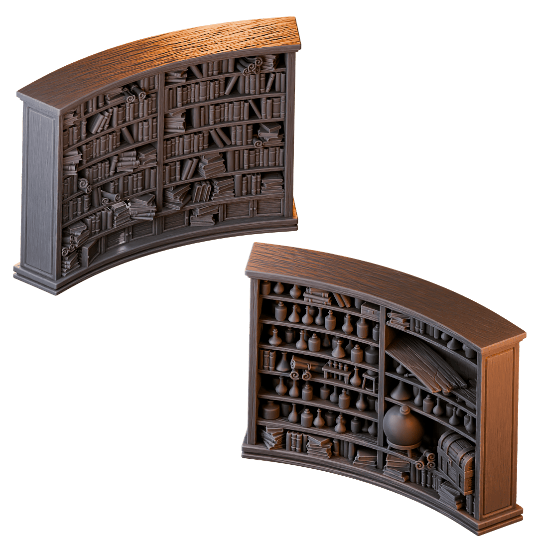 Tower Book Shelves 2x