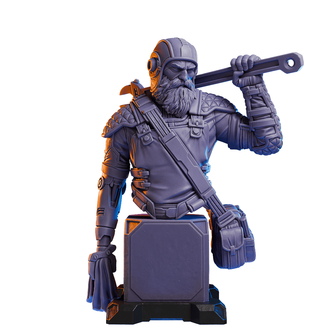 Old man Zoran, Ship Engineer – Bust