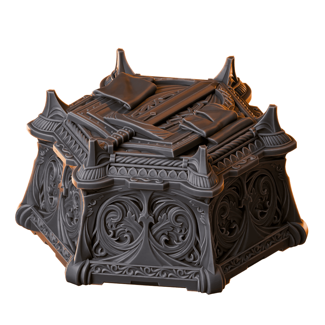Fighter Dice Box (Resin)