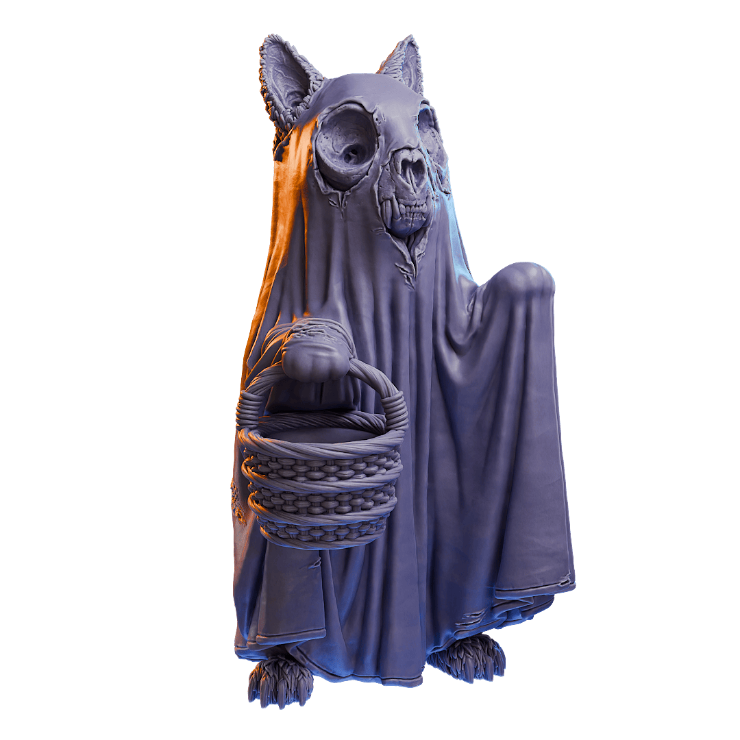 Tenth-Life Kitty-Resin