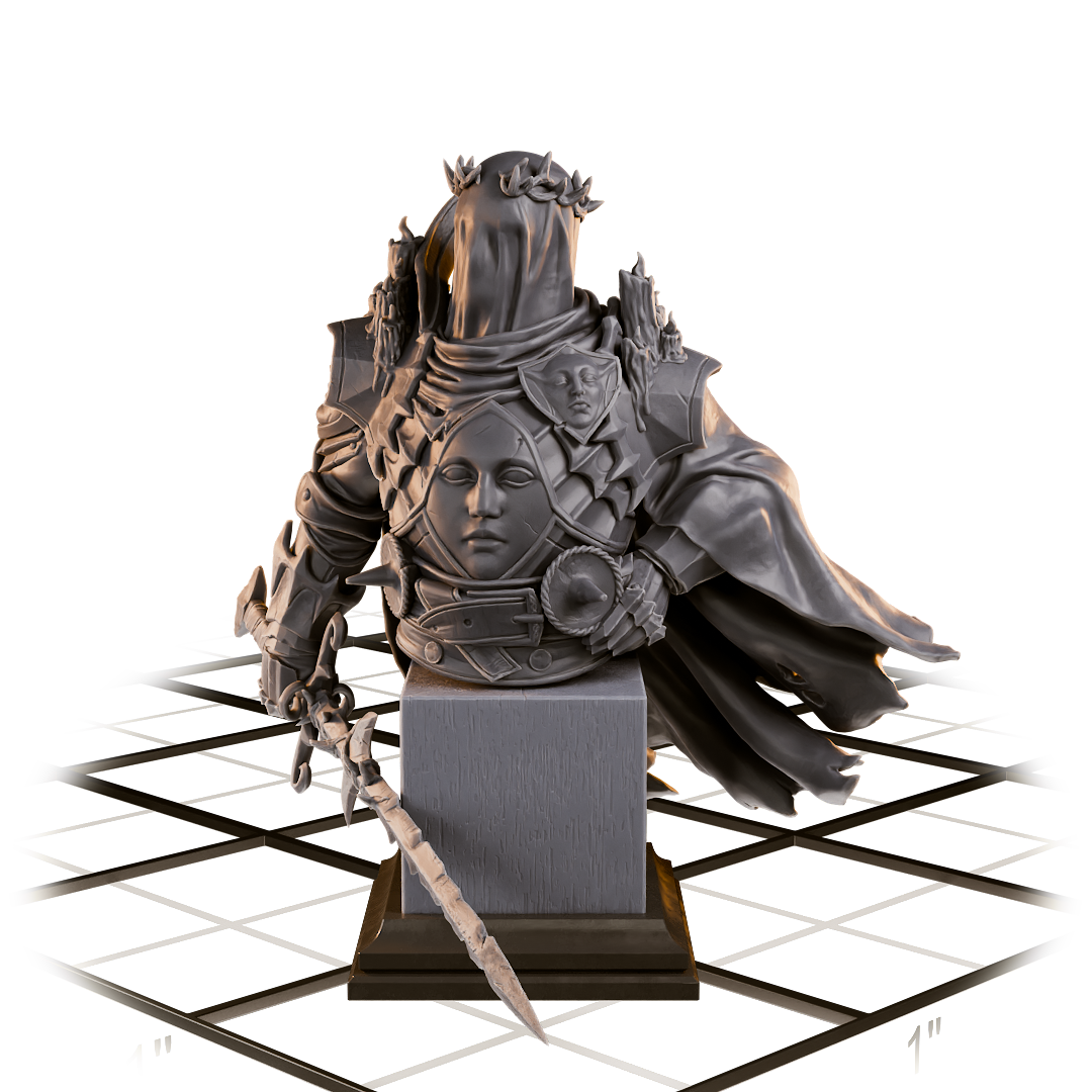 The Faceless, Penitent Paladin – Bust