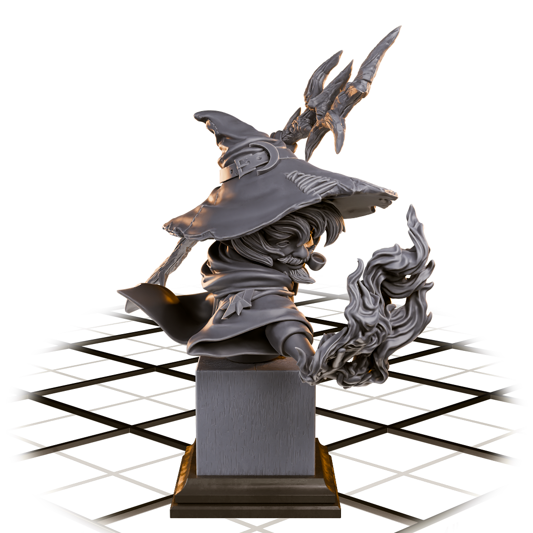 Bimble Flameborn, Wizard – Bust