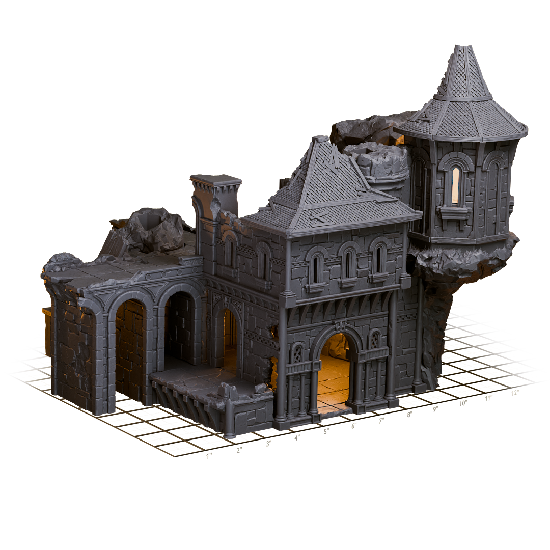 Ruined Dawkeep – Destroyer’s Base –  (75mm FDM only)