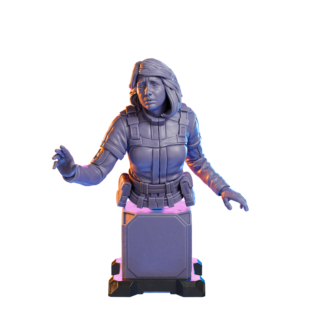 Dinah Evans, Anguished Doctor – Bust