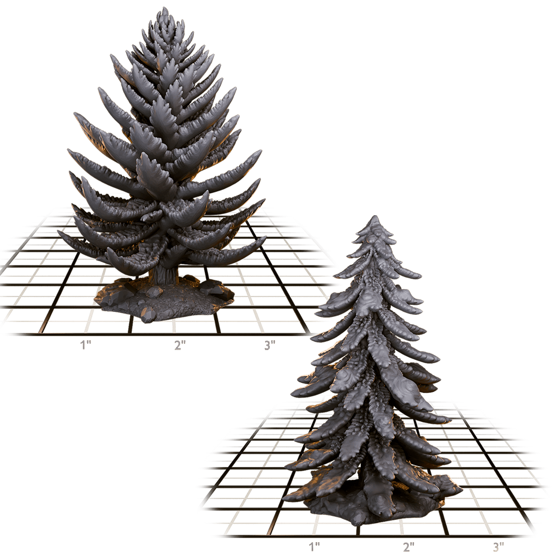 Pine Tree / Snowy Pine Tree