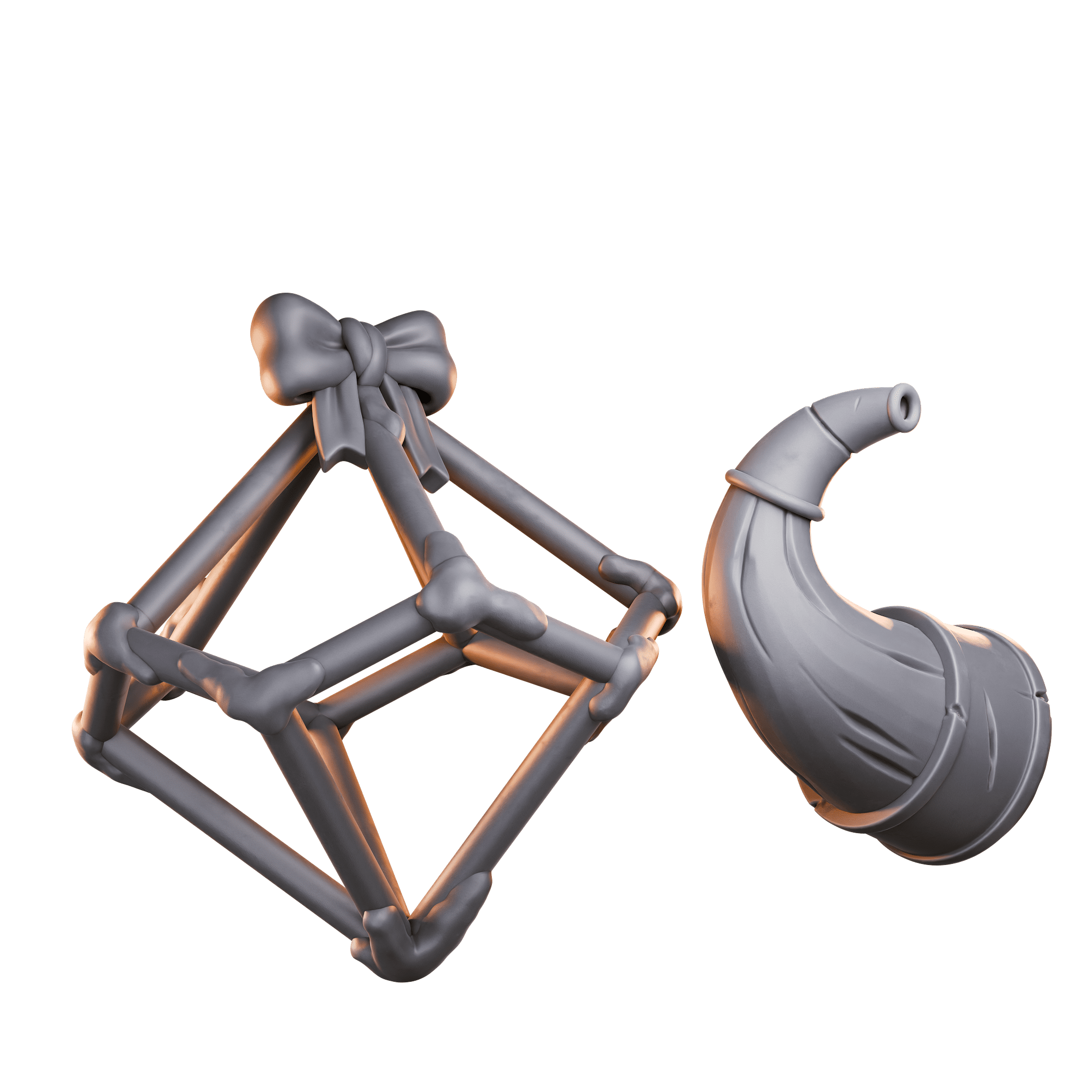 D10 Warhorn Ornament