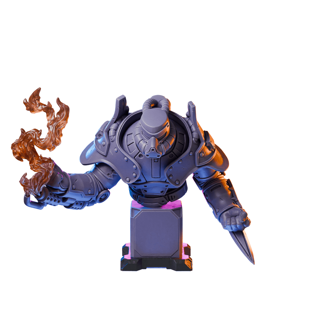 Five-Deaths, Flame Herald – Bust