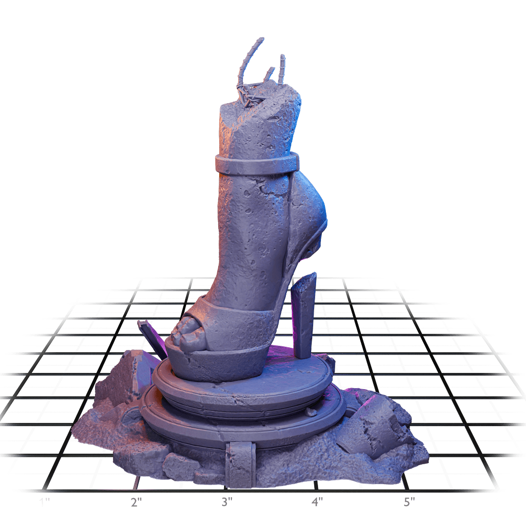 Ruined Statue Foot