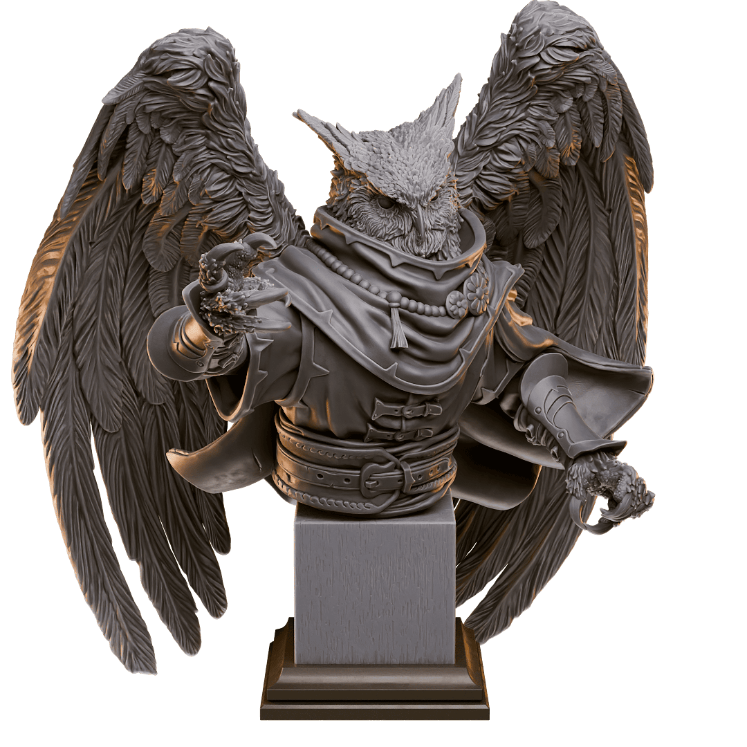 Keung Wisefeather, Glyphology Professor – Bust