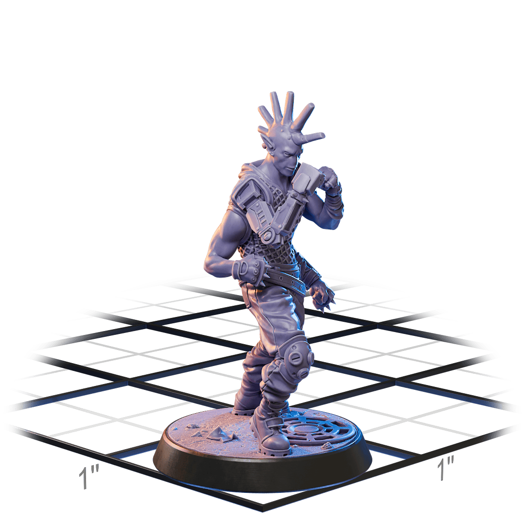 “Quickjab” Gills, Hired Arms