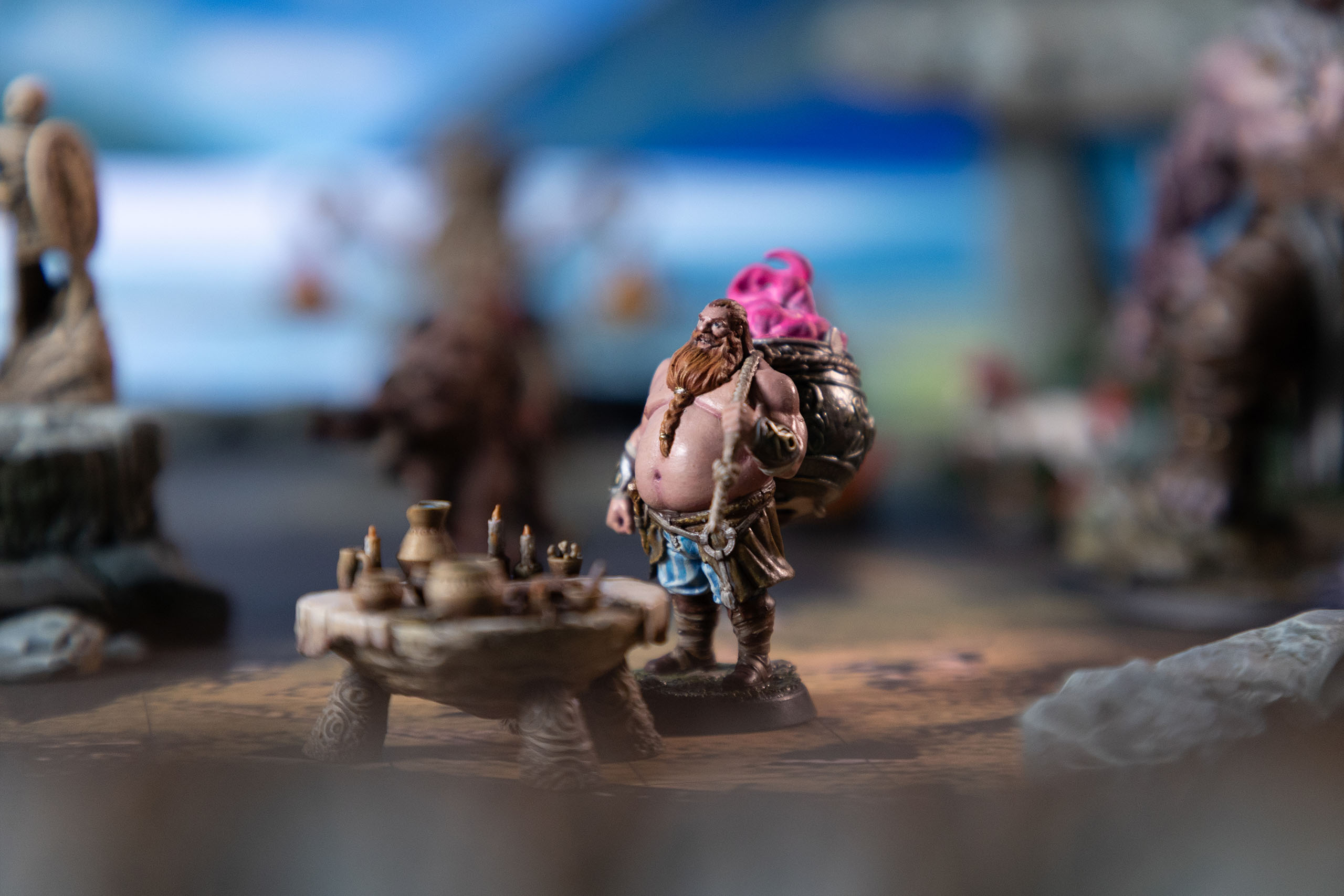 The Dagda, Great Father, a miniature from Loot Studios' miniature bundle, Celtic Dawn.