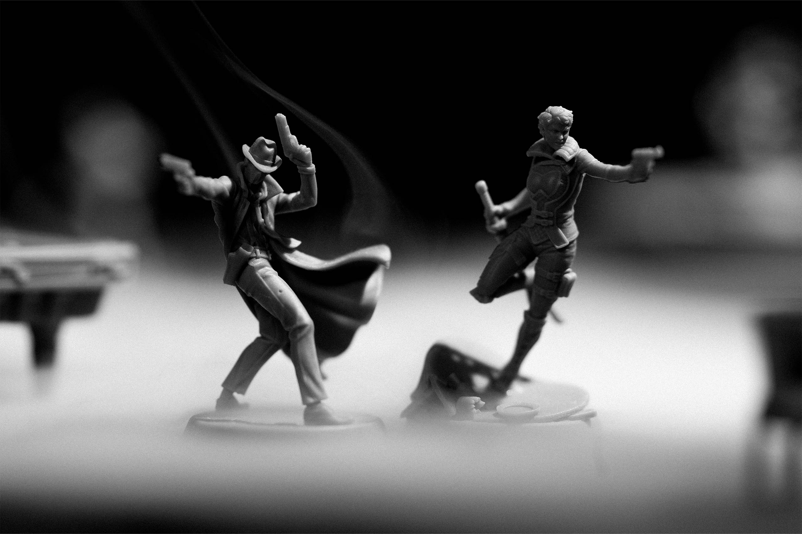 Miniatures from Loot Studios' miniature bundle, Noir Nights